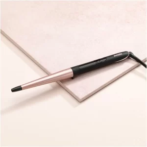 BaByliss C454E Rose Quartz Conical Wand Lockenstab Rose/schwarz 12