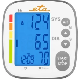 Eta TMB-1490-CS Oberarm-Blutdruckmessgerät Weiß/schwarz 12