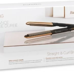 BaByliss ST482E Straight & Curl Brilliance Lockenstab Schwarz/bronze 8