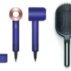 Dyson Supersonic HD07 + Paddlebrush Haartrockner Violettblau/rosé 7
