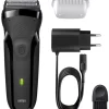 Braun 301 Series 3 + Rasierbeutel Rasierer Schwarz 10